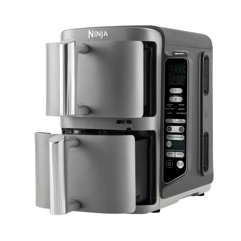 Ninja Double Stack XL Air Fryer 2 compartments with temperature probe SmartCook 9 5 L SL451EU