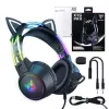 Headset Onikuma X15 PRO Gaming headset Cat Black