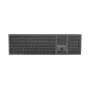 NATEC NKL-1830 Keyboard Universal RF Wireless Bluetooth QWERTY Spanish Black Grey