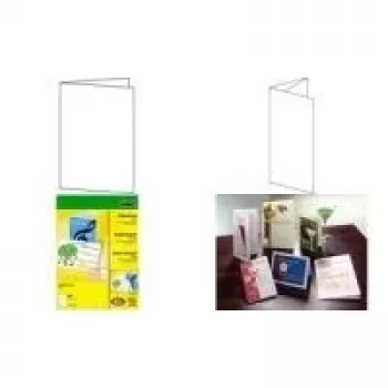 Folding Cards Sigel DP810 — 50 DIN long white office cards