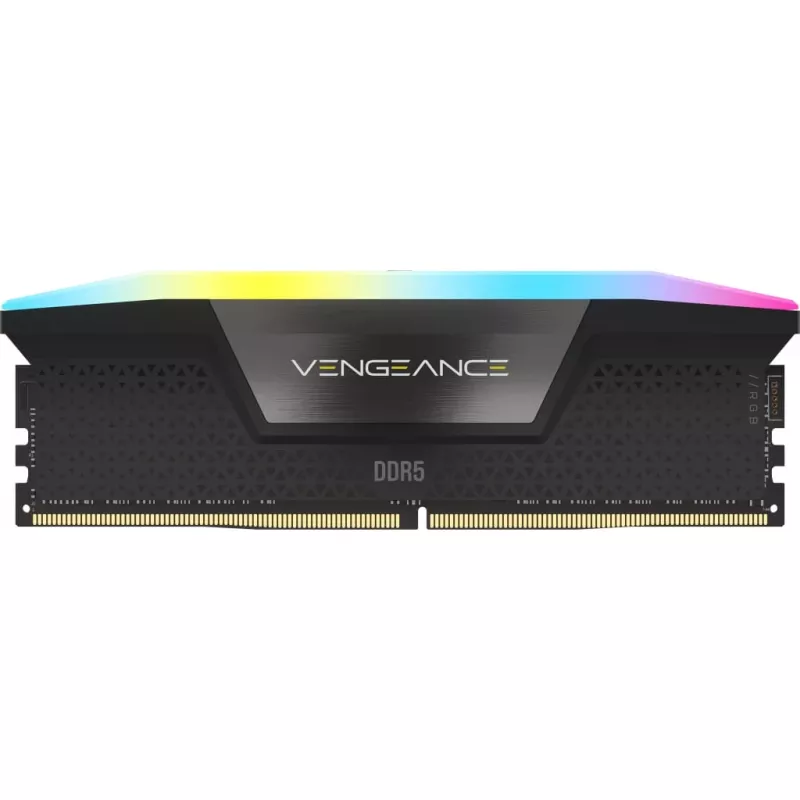 Corsair Vengeance RGB 96GB (2x48GB) DDR5-6800 CL40 Memory Kit, Black