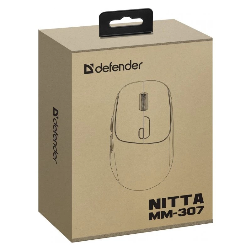 Mouse Defender NITTA MM-307 RF+BT OPTIC 1600dpi 6P WHITE