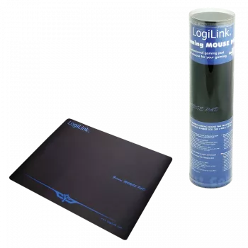 Mousepad LOGILINK XXL Black – extra-large gaming and office mouse pad, non-slip base