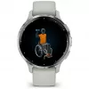 Garmin Venu 3S 3.05 cm (1.2) AMOLED 41 mm Digital 390 x 390 pixels Touchscreen Grey, Silver Wi-Fi GPS (satellite)