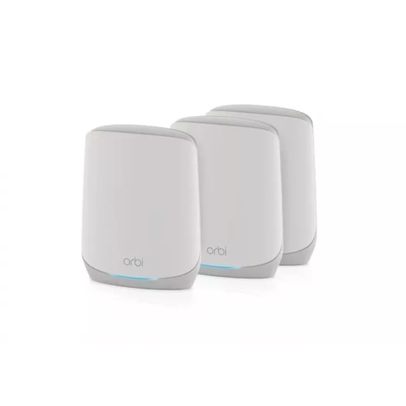 NETGEAR Orbi RBK763S Tri-band (2.4 GHz / 5 GHz / 5 GHz) Wi-Fi 6 (802.11ax) White 7 Internal - RBK763S-100EUS