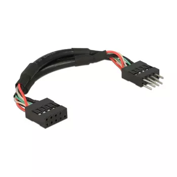 Cable DeLOCK 0.1m 2xUSB2.0 10p