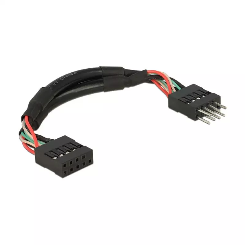 Cable DeLOCK 0.1m 2xUSB2.0 10p