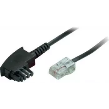 telephone cable ShiverPeaks BS70002-10 10 m Black
