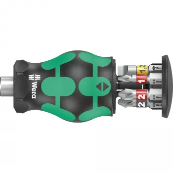 Wera Kraftform compact Stubby Magazin 2 Multi-bit screwdriver Straight screwdriver
