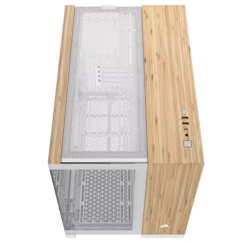 Computer case Corsair CC-9011288-WW Midi Tower Bamboo, White