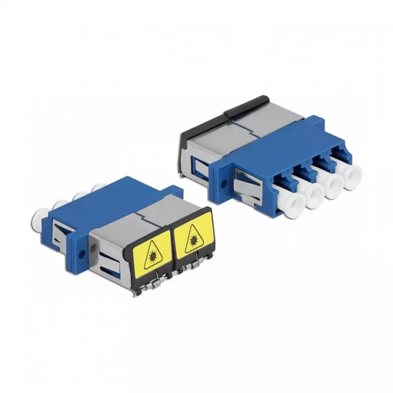 Optical Fiber Coupler DeLOCK 86903 LC Quad female to LC Quad female Single-mode blue