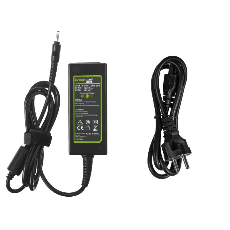 Power Adapter Green Cell AD18AP Indoor 40 W Black