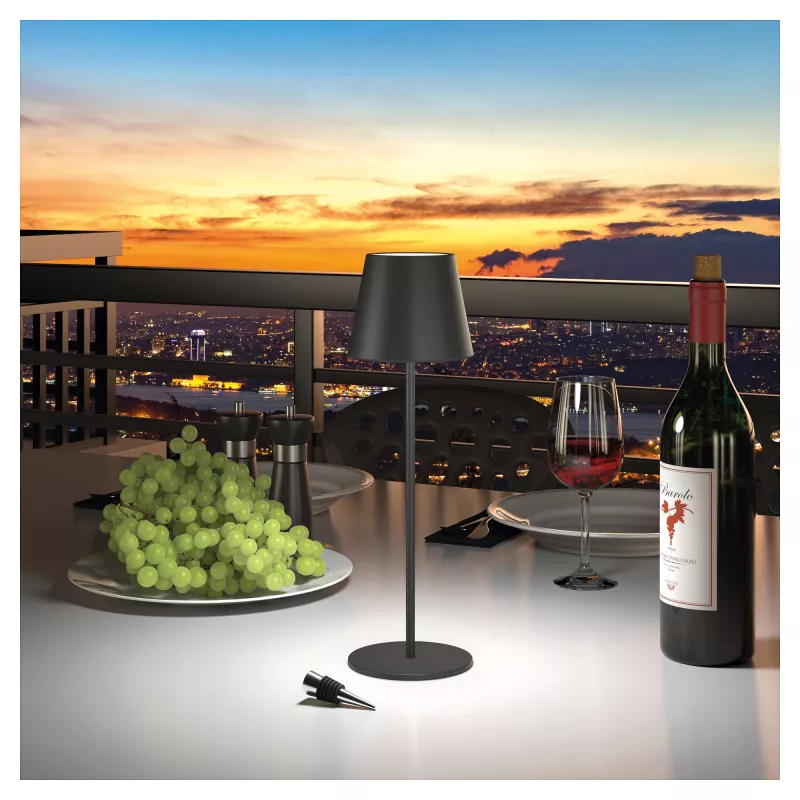 LED Table Lamp RealPower TableLight 360 3W Black IP44