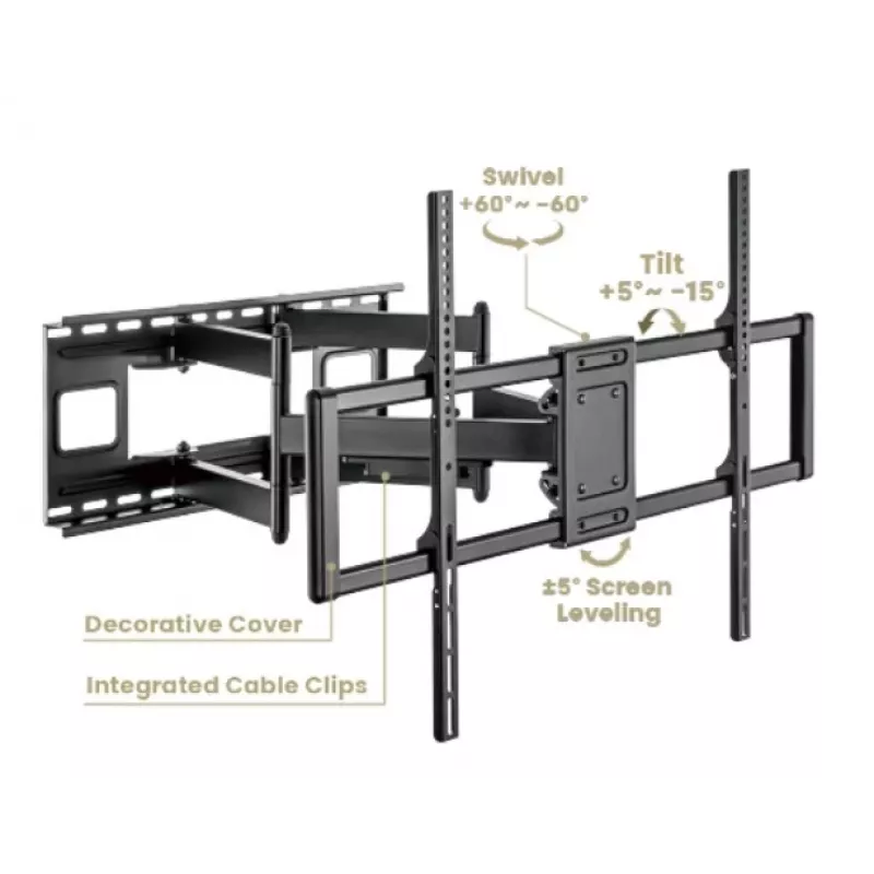 Gembird WM-120 pc(s)-01 TV mount/stand 3.05 m (120) Black
