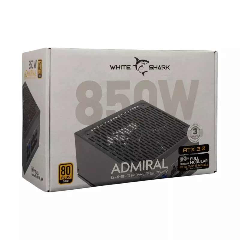 Power Supply Unit White Shark GPSU-850W Admiral 850W