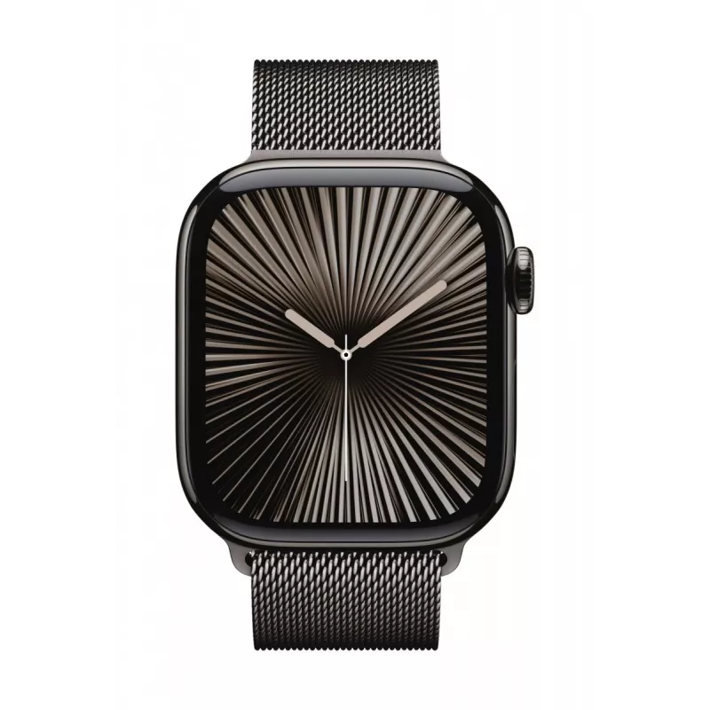 Watch Series 10 GPS + Cellular 46 mm Slate Titanium Case with Slate Milanese Loop - M/L
