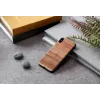 Phone case man and wood for iPhone X/XS — cappuccino black protective cover