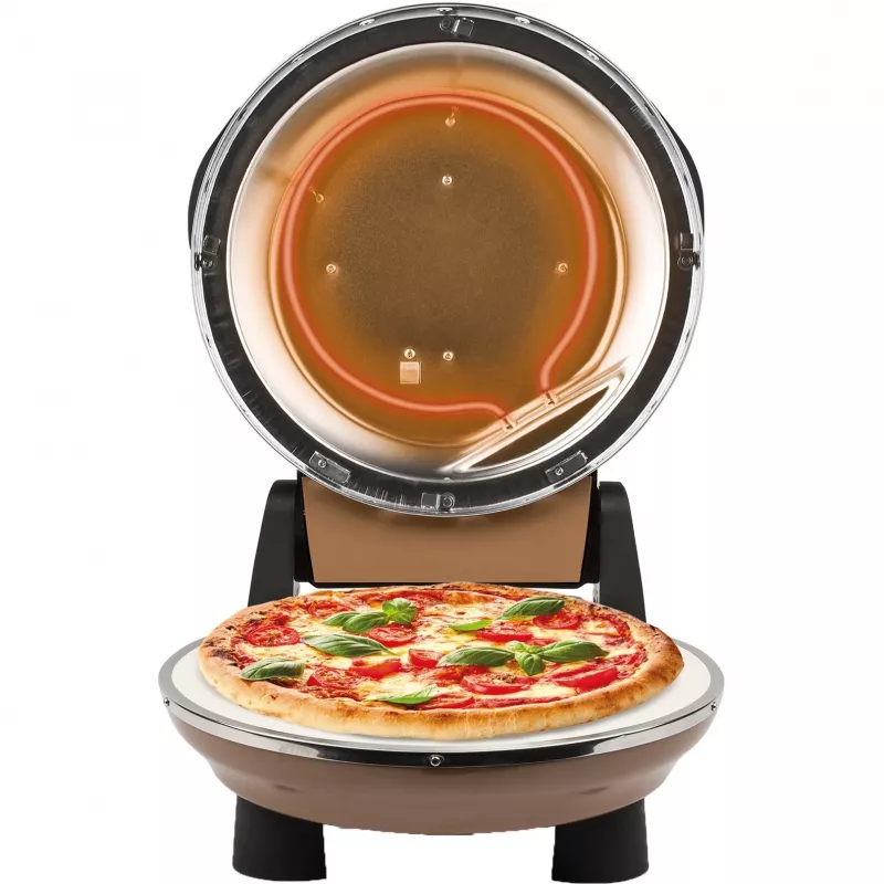 Pizza Oven Napoletana (Copper, 1.200 Watt, for Pizza Ø 31cm, 2 stones)