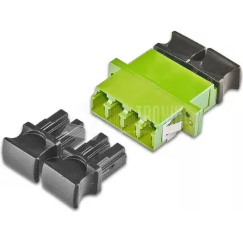 Lightwin High Quality LWL Coupling, LC, quadro, Multimode OM5 Couplers (LKUP 4LC-4LC MM OM5)