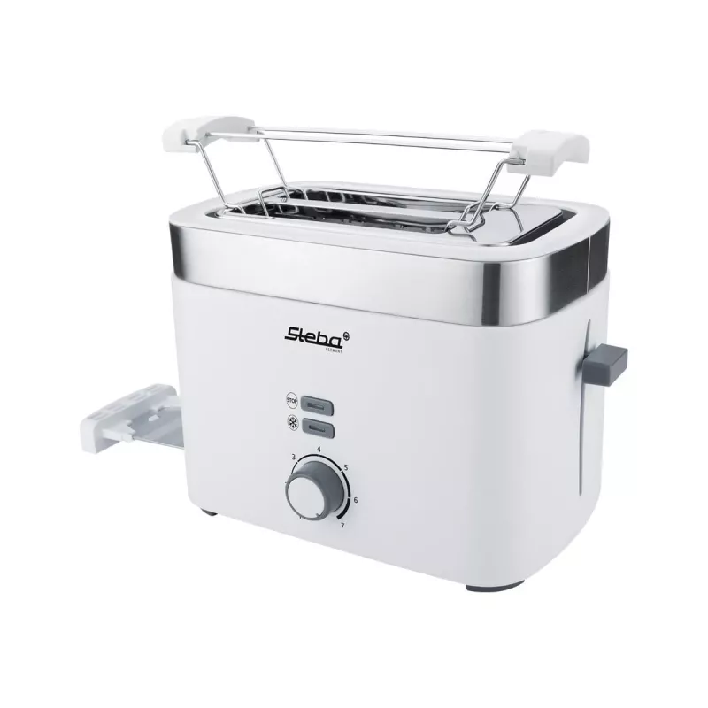 Toaster Steba TO 10 BIANCO 2 slice(s) 930 W Silver White