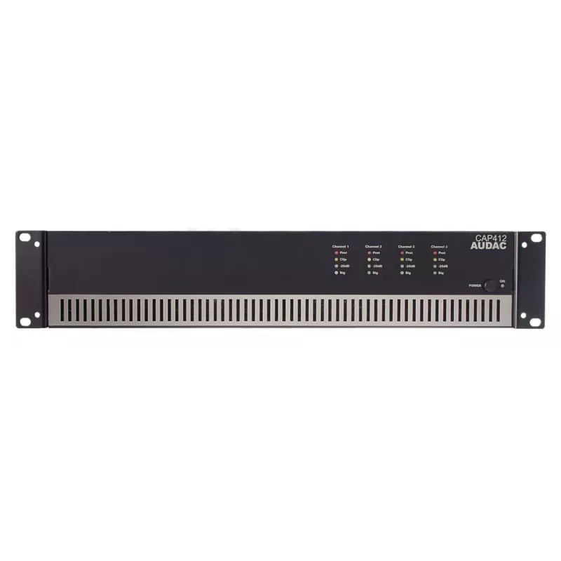 AUDAC CAP412 audio amplifier 4.0 channels 480W Class D Black