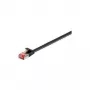 Wentronic Goobay CAT 6 Flat-Patch Cable, U/FTP, Black, 15 m - Copper Material (94238)