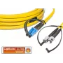Lightwin LDP-09 LC-ST 1.0 FD Fibre Optic Cable 1 m OS2 Yellow (LDP-09 LC-ST 1.0 FD)