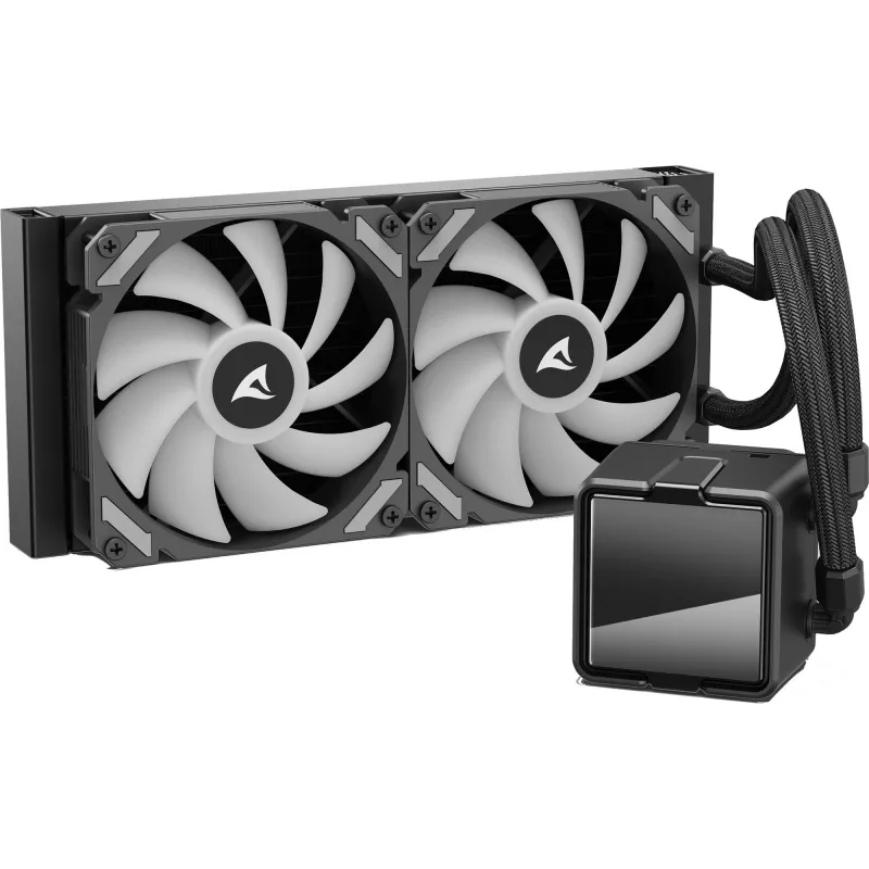 CPU Water Cooler Sharkoon S50 ARGB, black