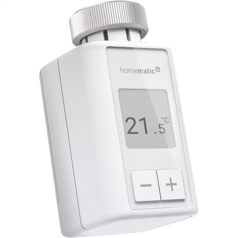eQ-3 AG Homematic IP HmIP-eTRV-F, Digital Thermostat, Room, RF, 869,4 MHz, White, M30 x 1.5