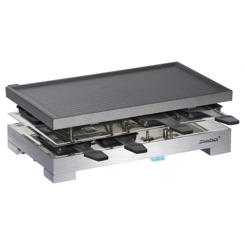 Steba RC 68 - Raclettegrill - 1.2 kW - Black/Stainless