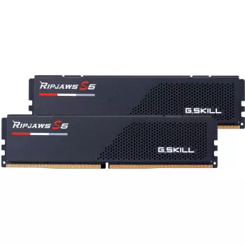 DIMM 32 GB DDR5-5600 (2x 16 GB) Dual-Kit, Arbeitsspeicher schwarz, F5-5600J4040C16GX2-RS5K, Ripjaws S5, INTEL XMP