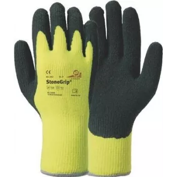 Protective Gloves Honeywell Kälteschutzhandschuh Size 08 Stone Grip Yellow/Black CE CAT2