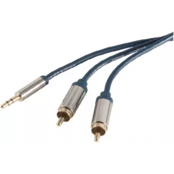 Audio Cable 3.5mm to 2 x RCA ShiverPeaks SP30831-SLIM