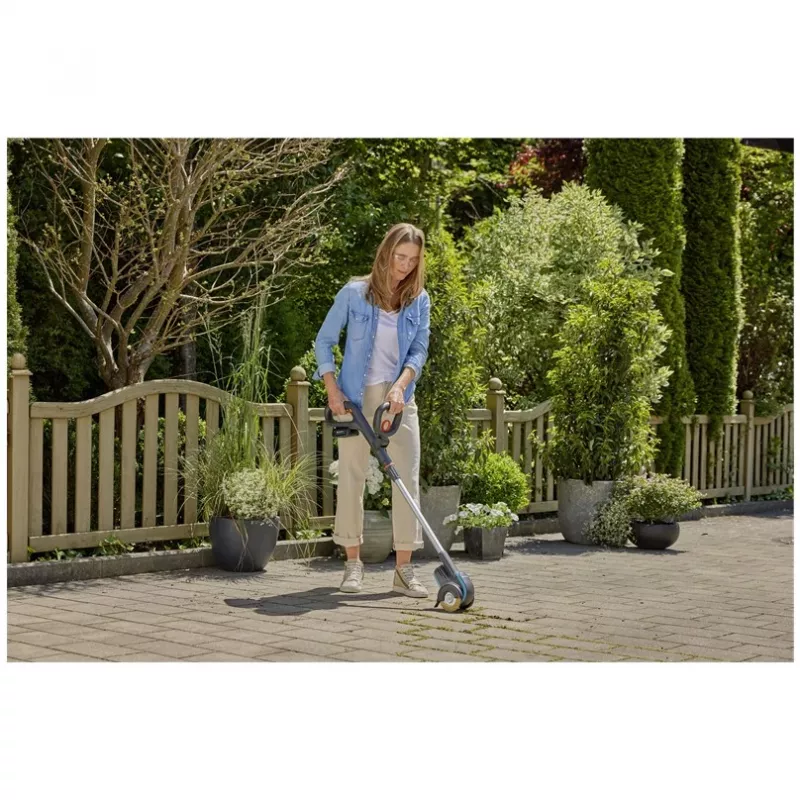 Electric weed sweeper brush GARDENA 14821-20 Steel housing lightweight