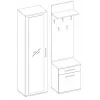 Topeshop GAR DUO ARTISAN entryway cabinet