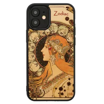 Phone case Man and Wood for iPhone 12 mini — Zodiac series, black