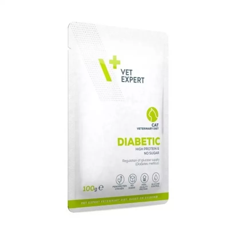 VET EXPERT Veterinary Diet Diabetic Cat - wet food for cats - 100g