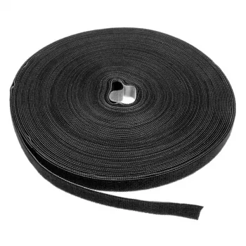 LABEL THE CABLE LTC PRO Roll Strap, double-sided hook and loop roll, 25m black