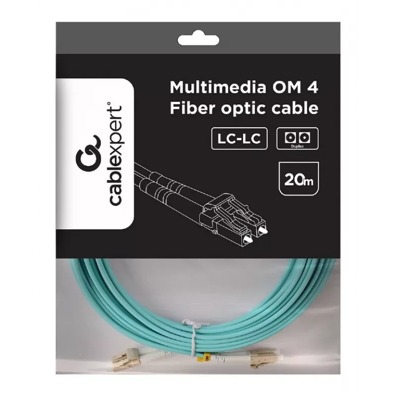 Multimode cable duplex OM4 50/125,LC/LC,20m