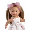 Doll Llorens Valeria 28 cm — realistic features, soft body, vinyl head and limbs