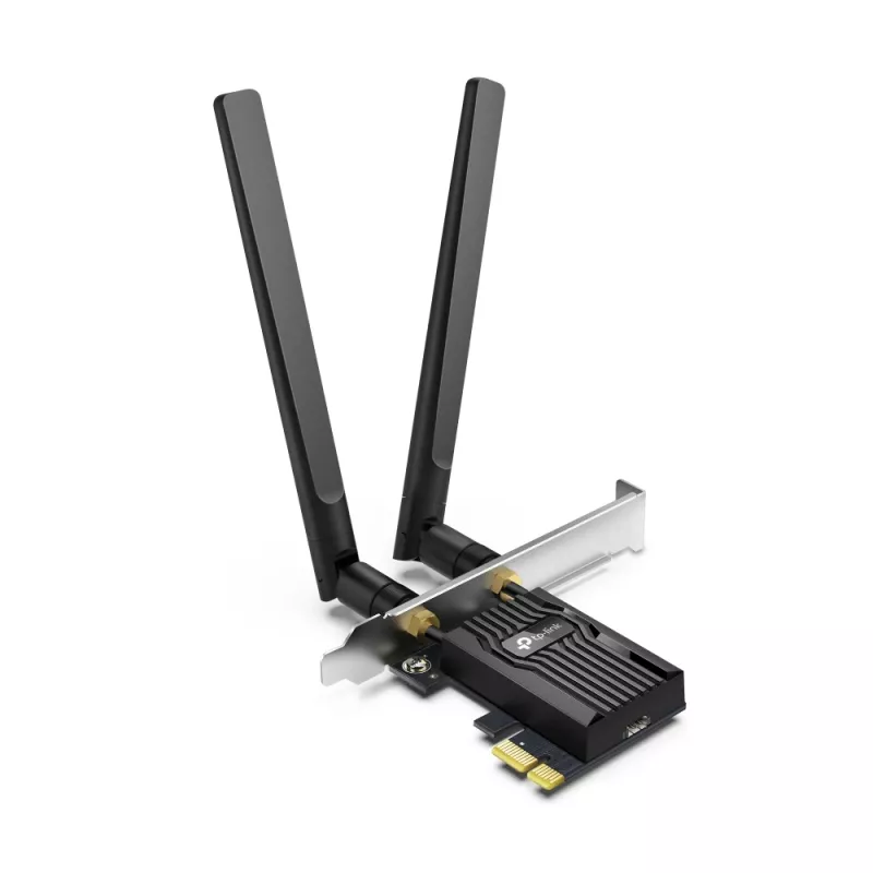 Wi-Fi 6 Bluetooth PCIe Adapter TP‑LINK Archer TX10E AX900 — PCIe card, AX900 Wi‑Fi 6, Bluetooth