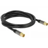 Coaxial Cable RG-6/U DeLOCK 88923 2m IEC Black