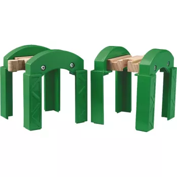BRIO 33253 support stands green, 2 pcs.