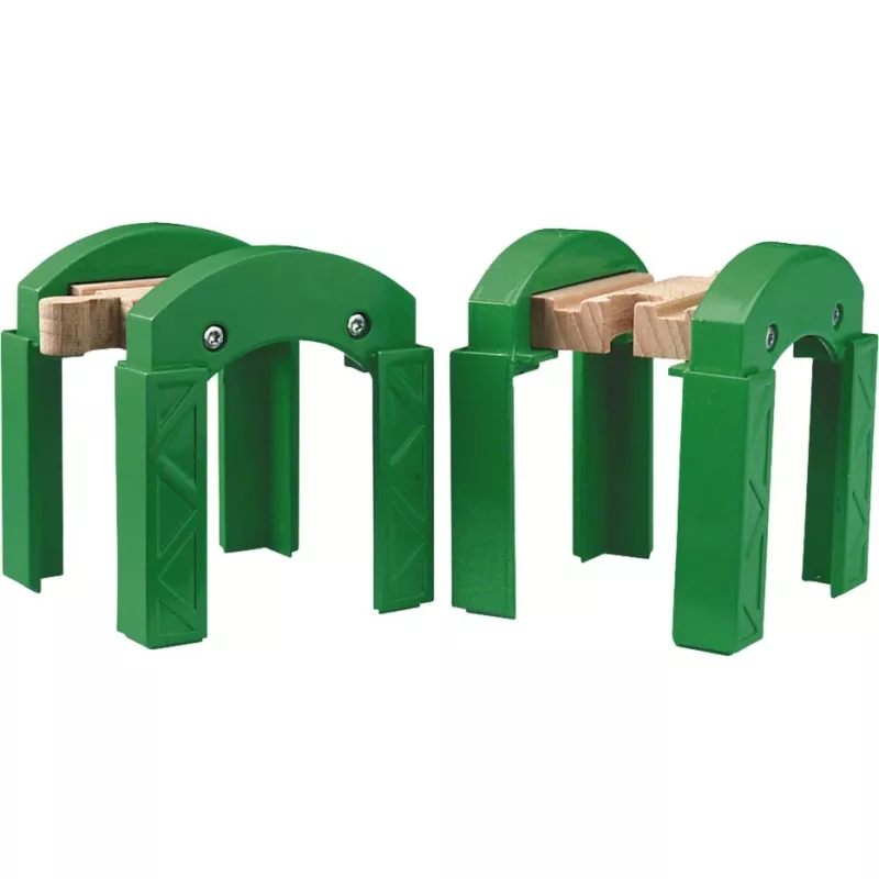 BRIO 33253 support stands green, 2 pcs.