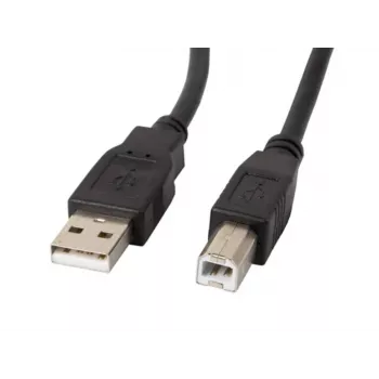 Lanberg CA-USBA-10CC-0030-BK USB Cable 3 M USB 2.0 USB B Black (CA-USBA-10CC-0030-BK)
