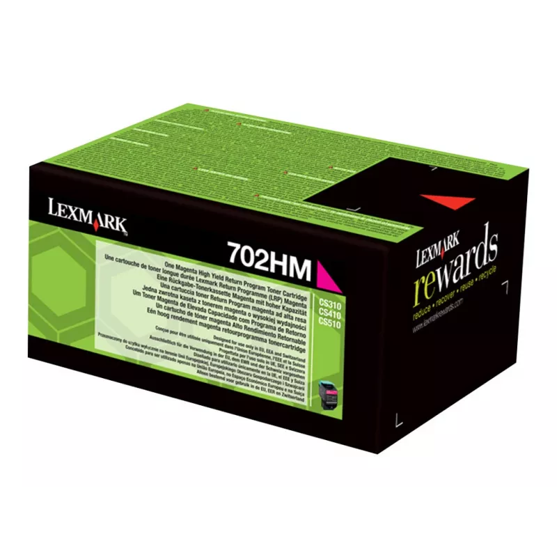Toner Cartridge Lexmark 702HM Magenta 3000 Pages