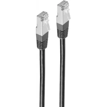 Networking Cable ShiverPeaks BS75111-0.5S Black 0.5m Cat5e F/UTP