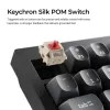 Mechanical keyboard Keychron V1 Ultra 8K — 75% form factor, QWERTY, Bluetooth, RGB, Black