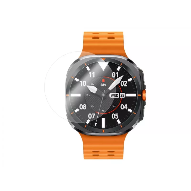 Tempered Glass Screen Protector FIXED for Samsung Galaxy Watch Ultra — Clear, 2 pcs
