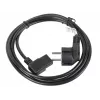 Power cable LANBERG CA-C13C-12CC-0018-BK, 2 m, C13 coupler to CEE7/7, black, angled C13